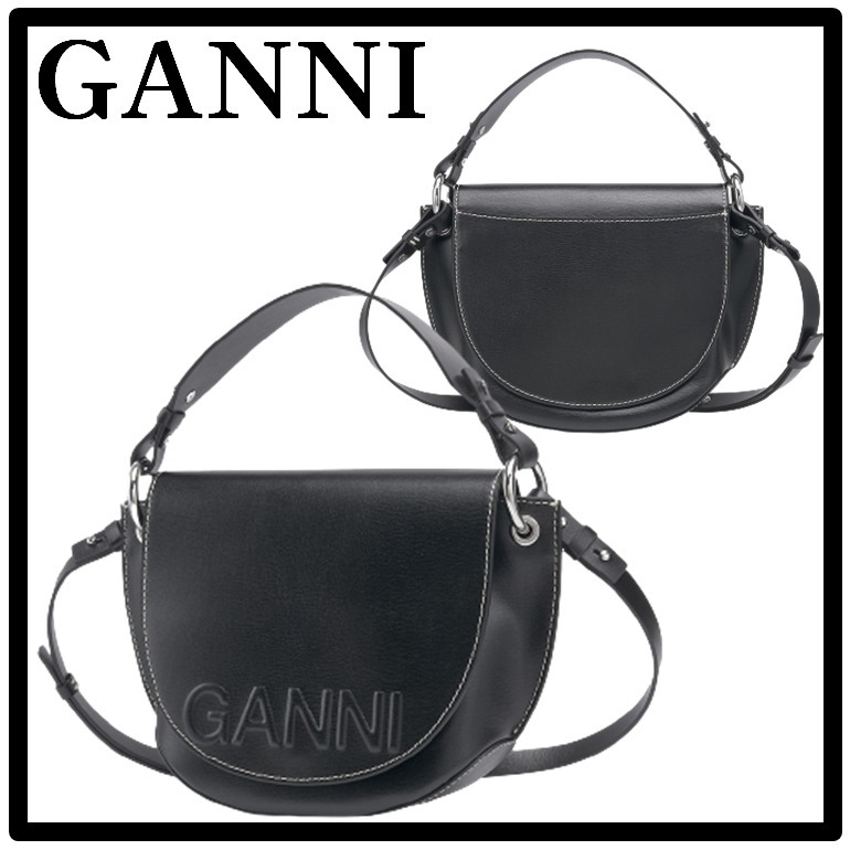 ☆送料・関税込☆GANNI★BANNER SADDLE TOTE BAG★トートバッグ