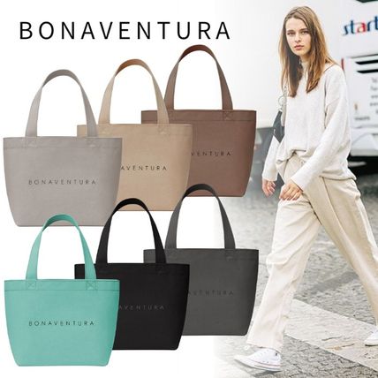 BONAVENTURA Totes Casual Style Canvas Logo Totes