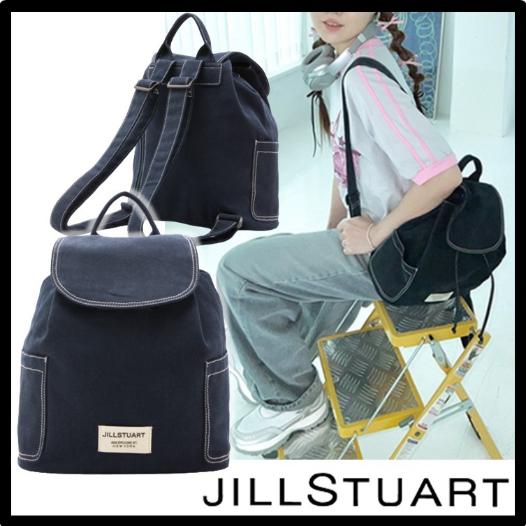 ☆関税込☆JILLSTUART★[GELATO] CANVAS STITCH BACKPACK S★