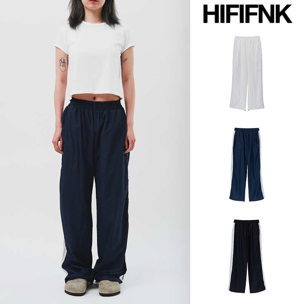 【HI FI FNK】23SS★ (MADE) Logo Nylon Track Pants