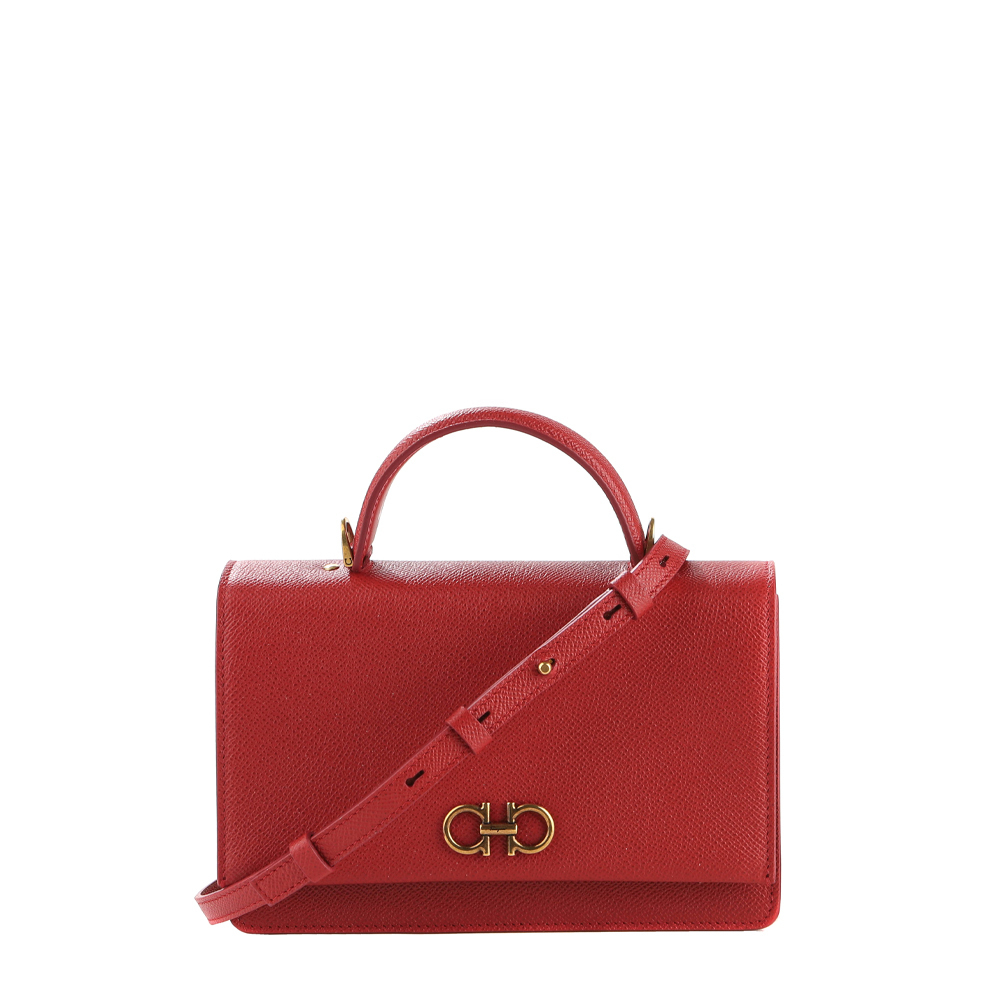 ハンドバッグ SALVATORE FERRAGAMO GANCINI SHOULDER BAG