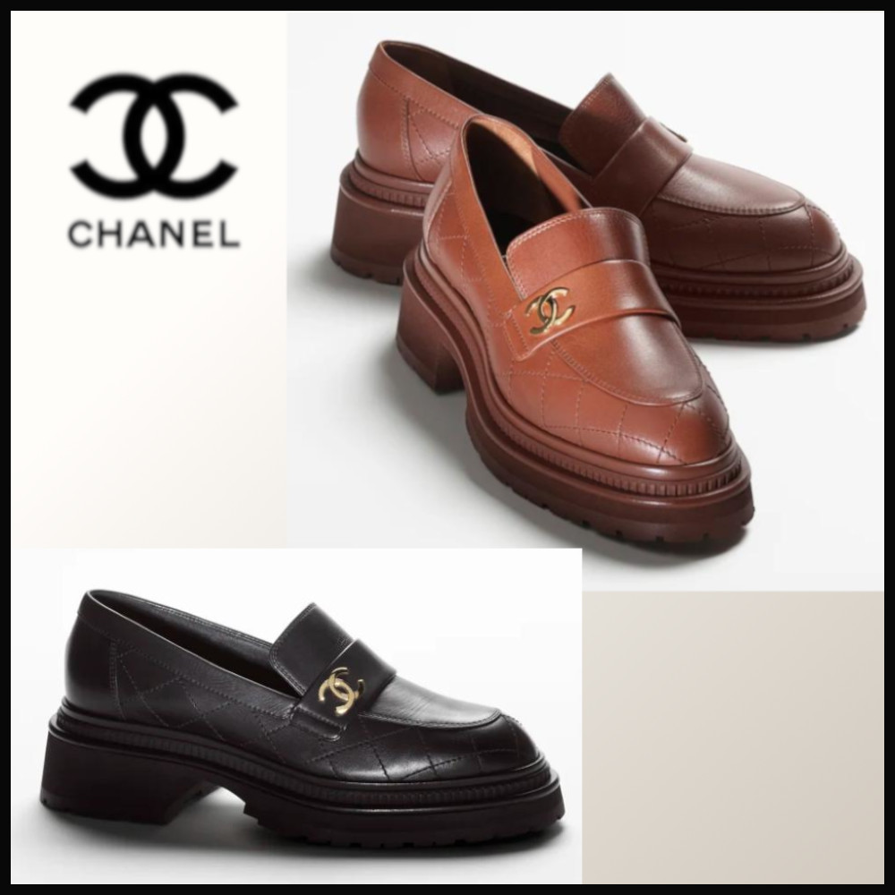 2023メティエダール◆全2色！【CHANEL】モカシン カーフスキン