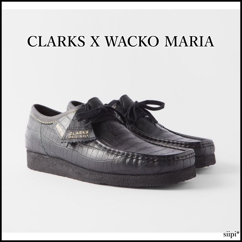 毎日続々入荷 WACKO MARIA Clarks ワラビー UK9 クロコダイル jsu.osubb.ro