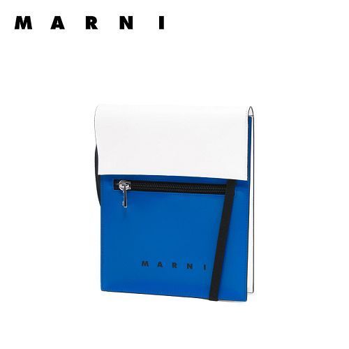 ☆MARNI☆ TRIBECA Small ショルダーバッグ LILY WHITE×BLUTE♪