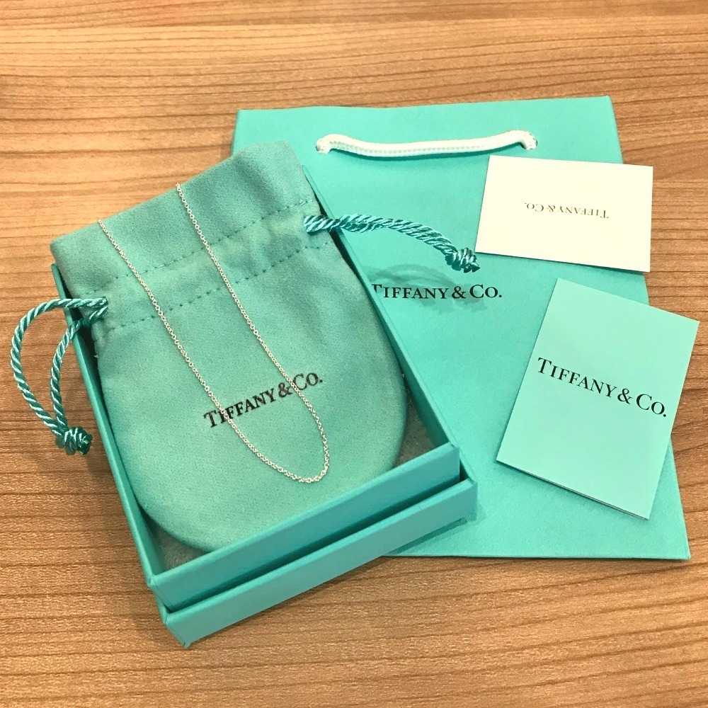 Tiffany&Co スターリング シルバー チェーンネックレス 1.5mm