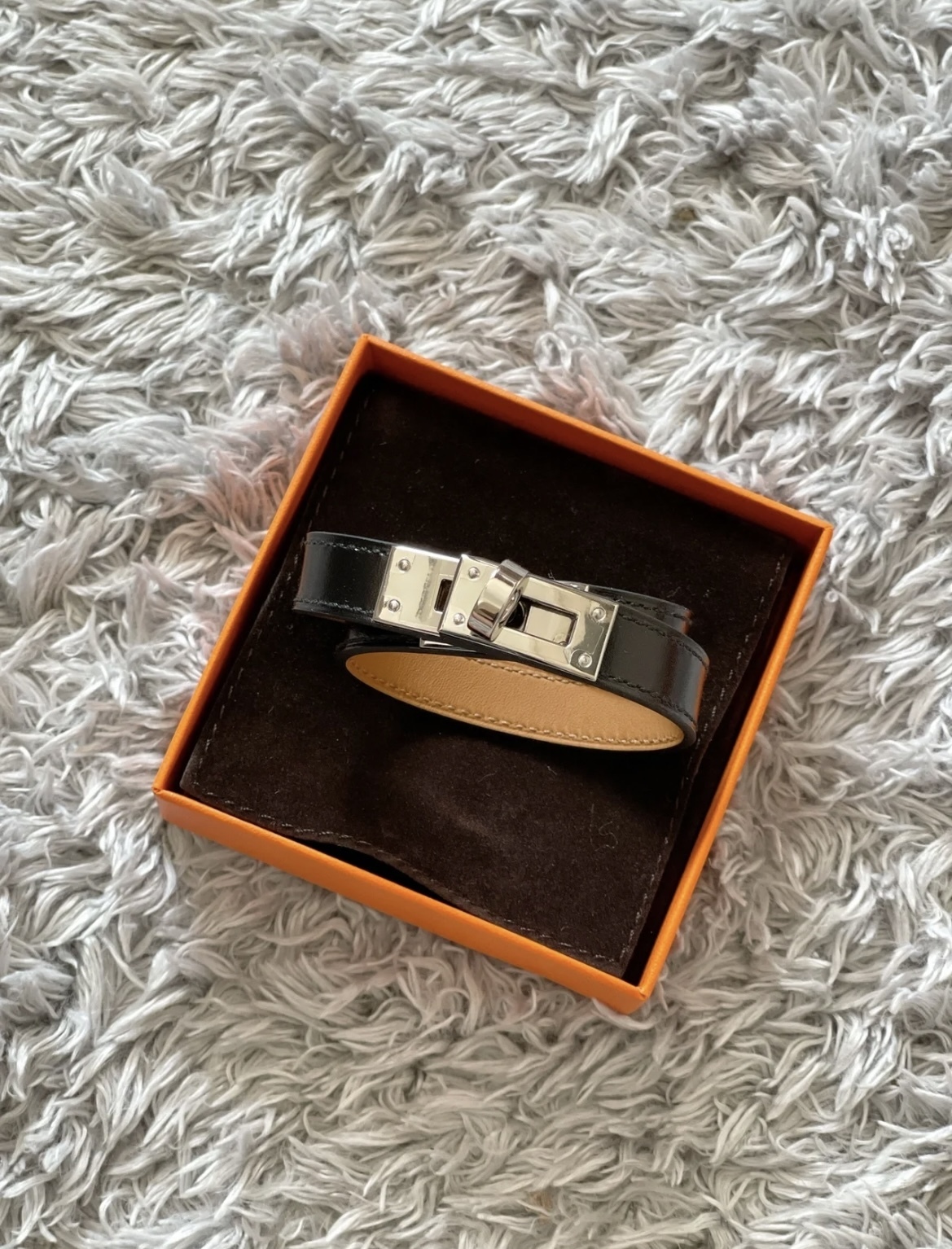 レア！リザードレザーHermesケリー ダブルツアー ブレスレット HERMES ブレスレット ケリー ダブル ツアー (HERMES