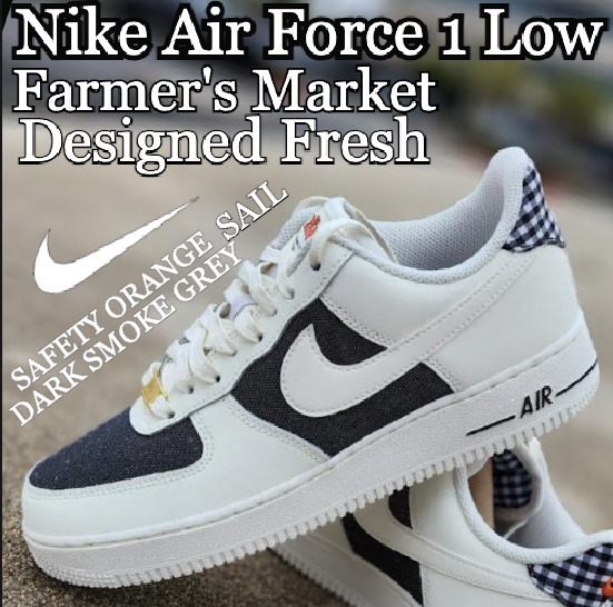スニーカー Nike Air Force 1 Low '07 Farmer's Market Designed Fresh