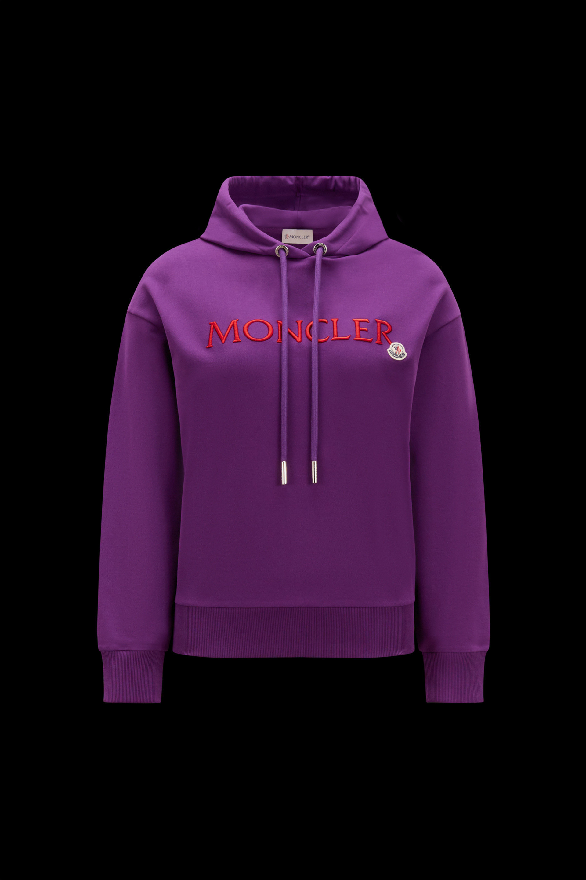 【MONCLER】フーディー パーカー ロゴ コットンフリース 長袖 MONCLER】パーカー ロゴ コットンフリース フーディ 長袖