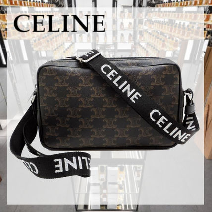 CELINE Messenger & Shoulder Bags Medium Messenger bag in Triomphe Canvas