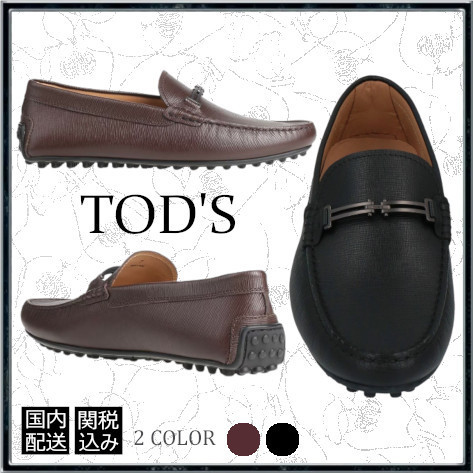 大人の休日に【TOD'S】レザー ゴンミーニ ドライビングシューズ (TOD´S