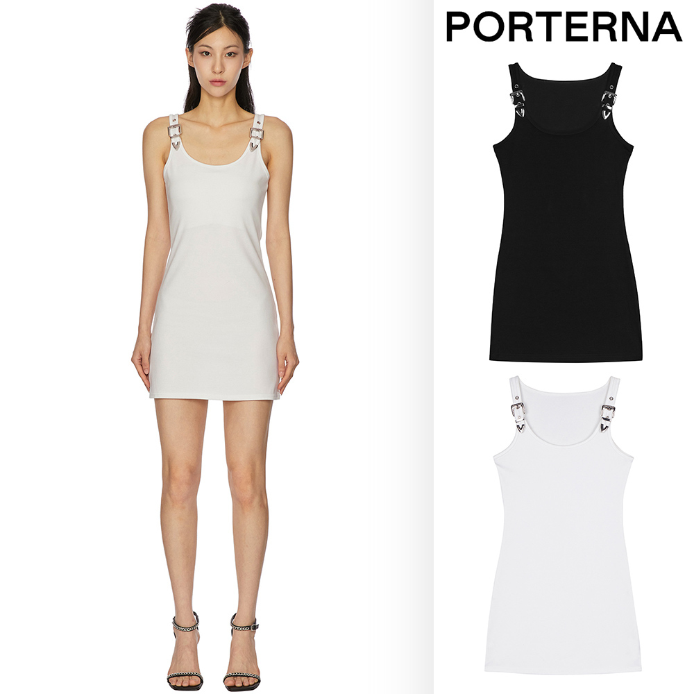 【PORTERNA】Touch buckle short one piece