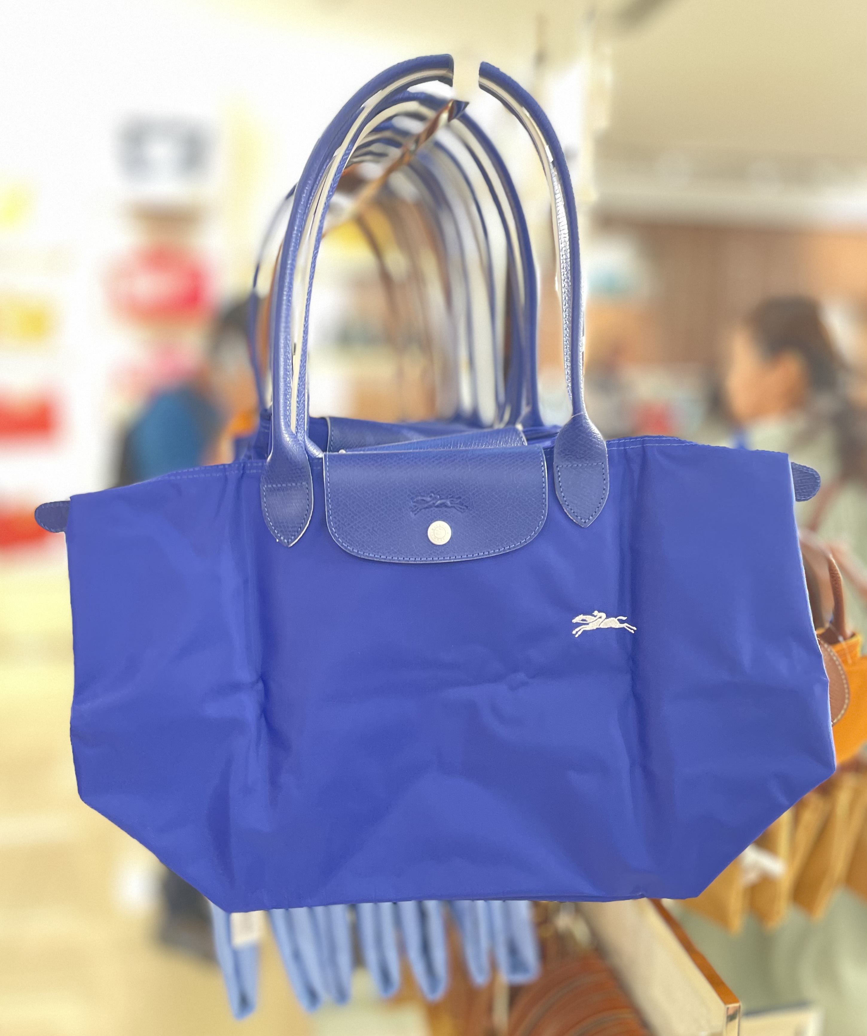 Longchamp プリアージュ・クラブ 肩掛けLサイズ コバルト (Longchamp