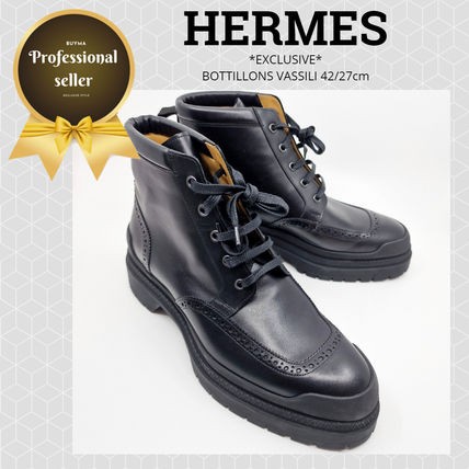 HERMES Chukka Boots HERMES BOTTILLONS men's leather boots