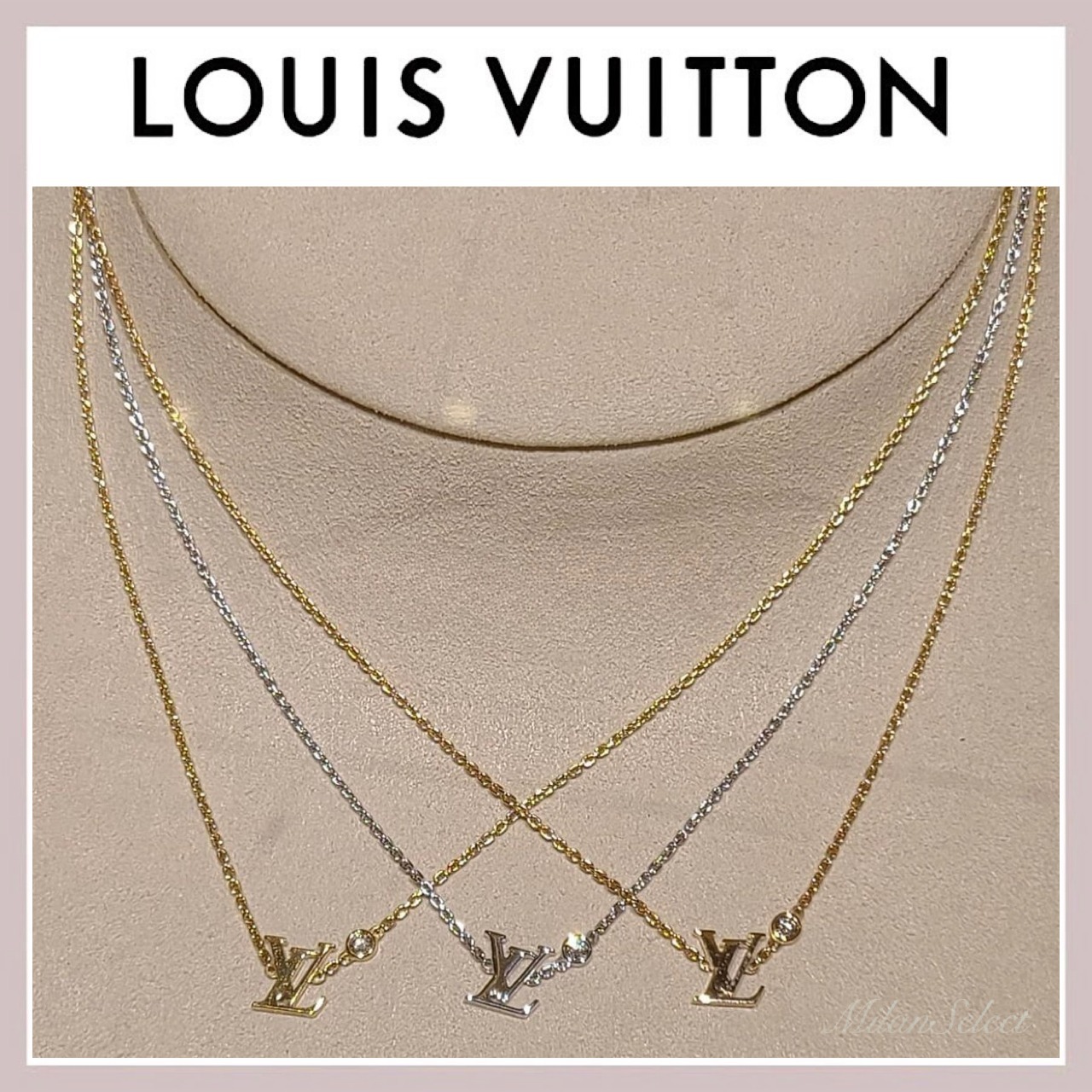 《ギフトに》LOUIS VUITTON ダイヤモンド 18kt ネックレス