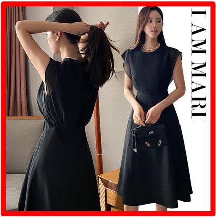 [I AM MARI]シースルービスティエシフォンワンピース(ロング) シフォンワンピース I AM MARI(アイアムマリ) - 海外通販のBUYMA