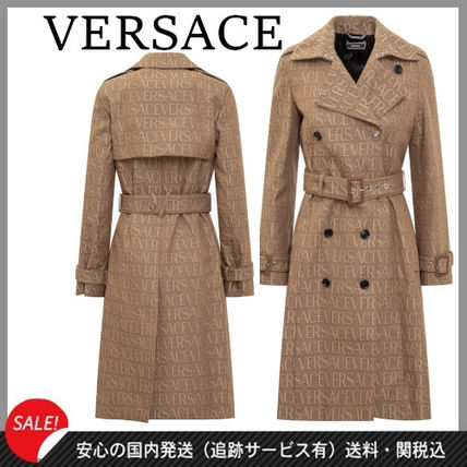 トレンチコート VERSACE TRENCH COAT (10108831A03315 2N740) VERSACE(ヴェルサーチェ) トレンチコート(レディース) - 海外