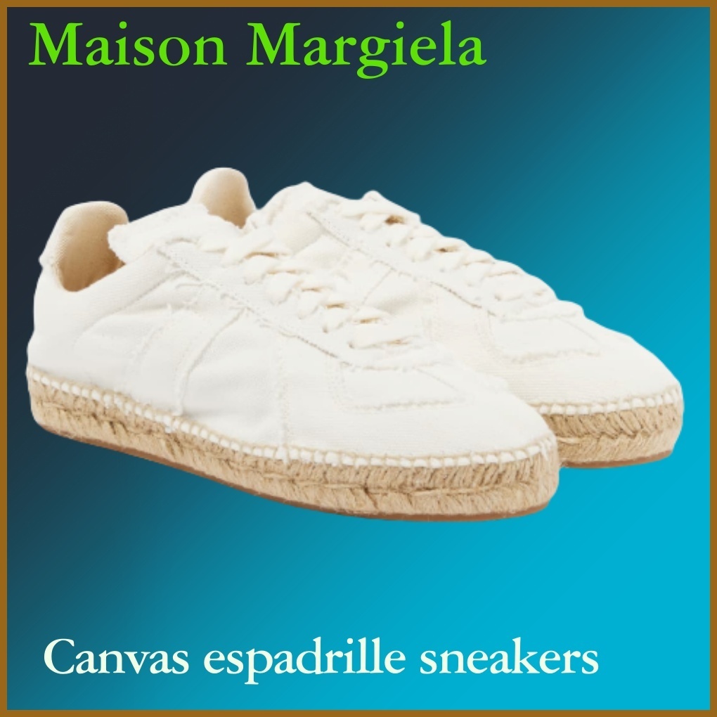 ◆Maison Margiela キャンバス エスパドリーユ スニーカー