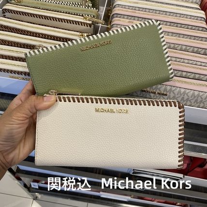 Michael Kors(マイケルコース) 長財布 Michael Kors★Jet Set Travel Large Quarter-Zip Wallet 長財布