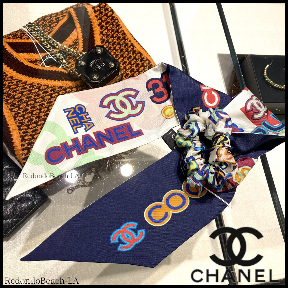 【シュシュ＆バンドゥにも】CHANEL★ヘアアクセ★楽しみ方3通り