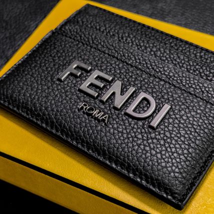 FENDI Card Holders Leather Logo Card Holders