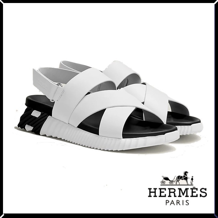 【大人気！】 HERMES 《エレクトリック》 サンダル 白