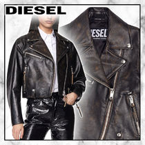 ◆DIESEL 23SS 最新作◆L-Tafelia◆クラックレザージャケット◆ ◇DIESEL 23SS 最新作◇L-Tafelia◇クラックレザージャケット◇