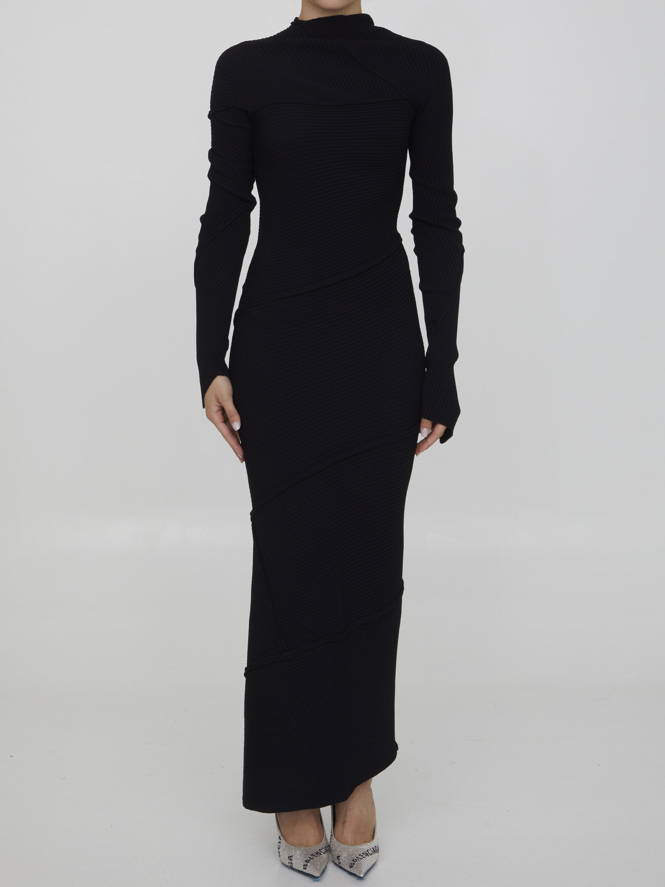ワンピース BALENCIAGA Spiral maxi dress