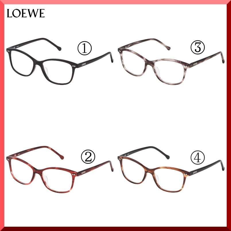 SALE【LOEWE】メガネ ウェリントン 4 Color 関税/送料込☆正規品