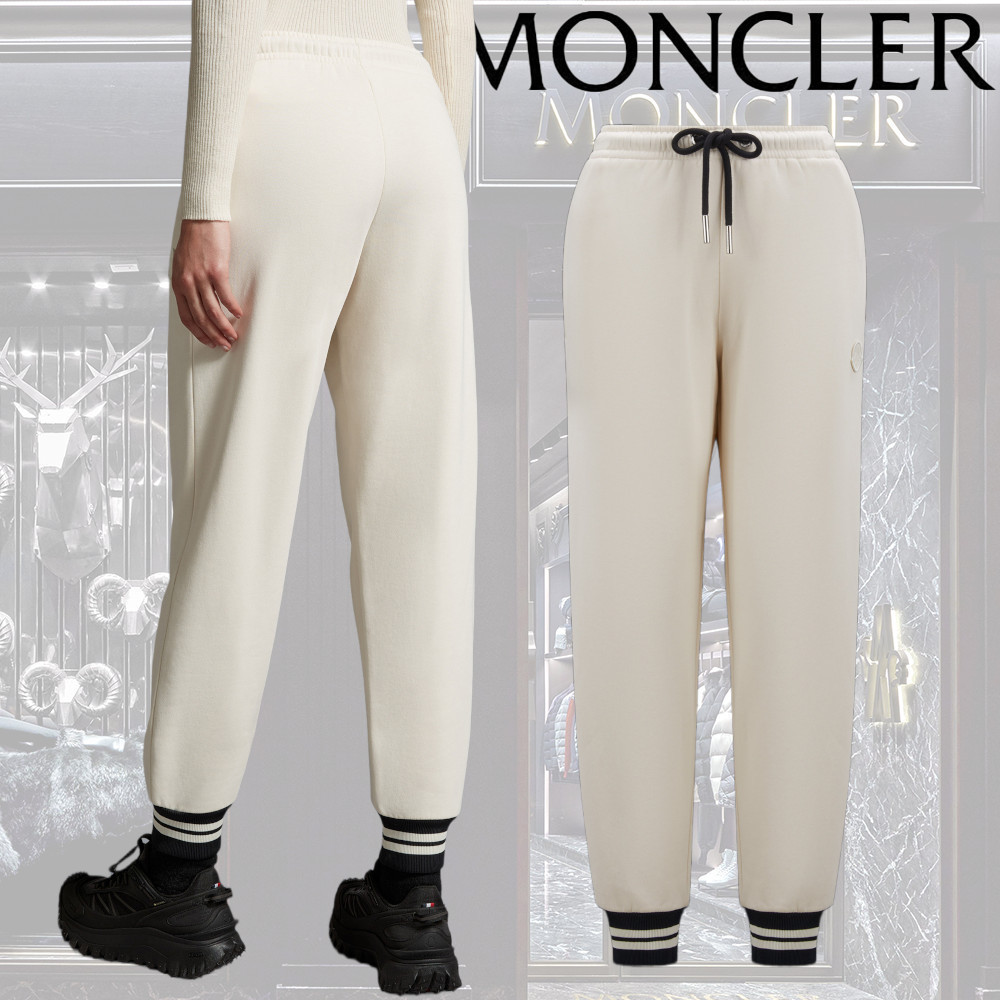 【MONCLER】パンツ コットンフリース スウェットパンツ ロゴ