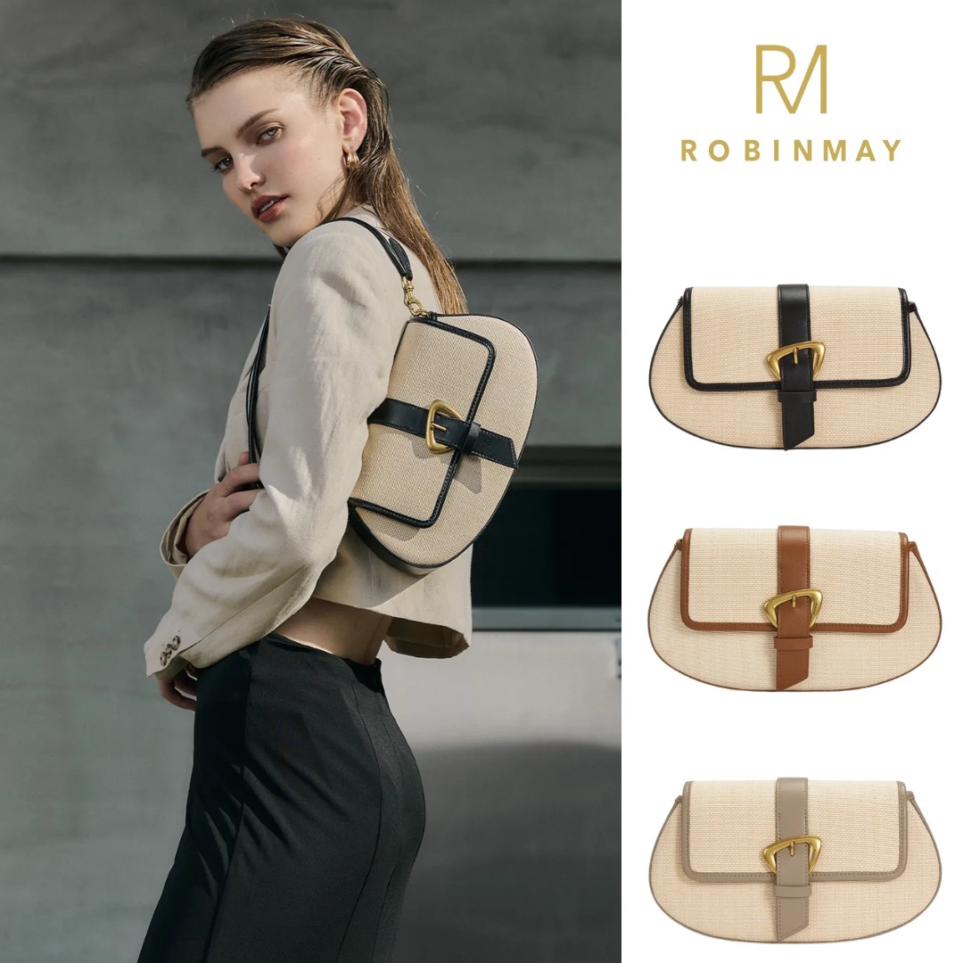 台湾 ROBINMAY 2way オーバル型 ショルダーバッグ WB093