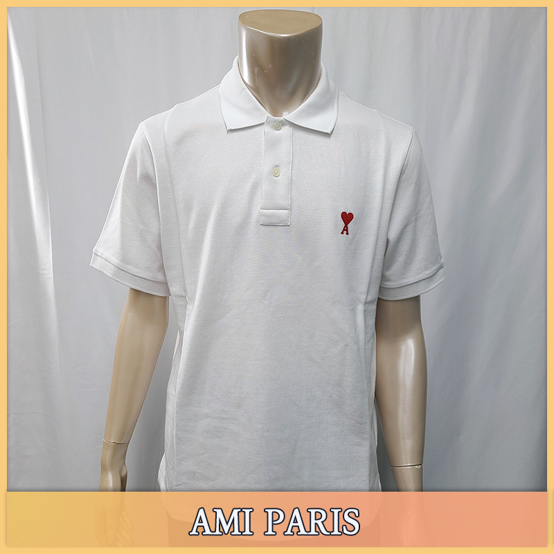 【AMI PARIS】23SS★チェーンステッチハートロゴカラティ