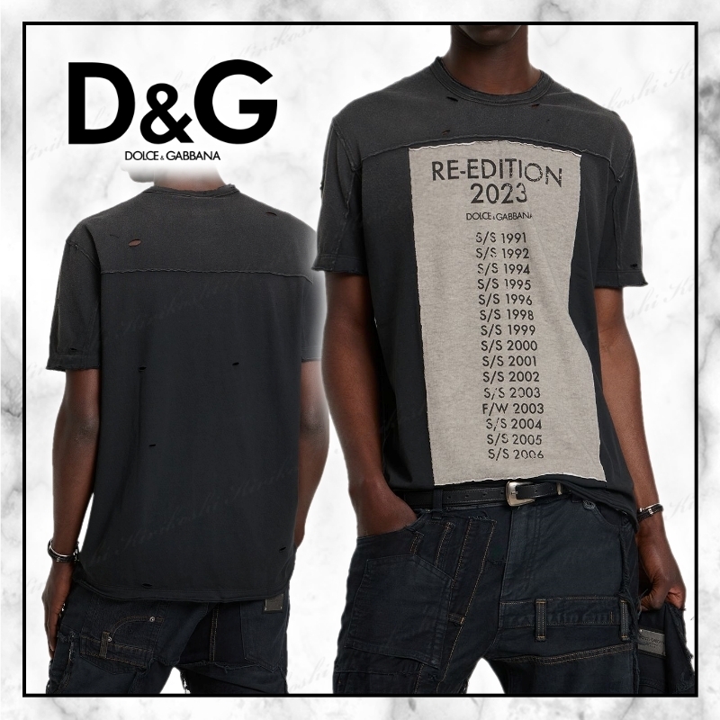 ◆Dolce&Gabbana 23SS◆Re-edition◆コットンTシャツ◆