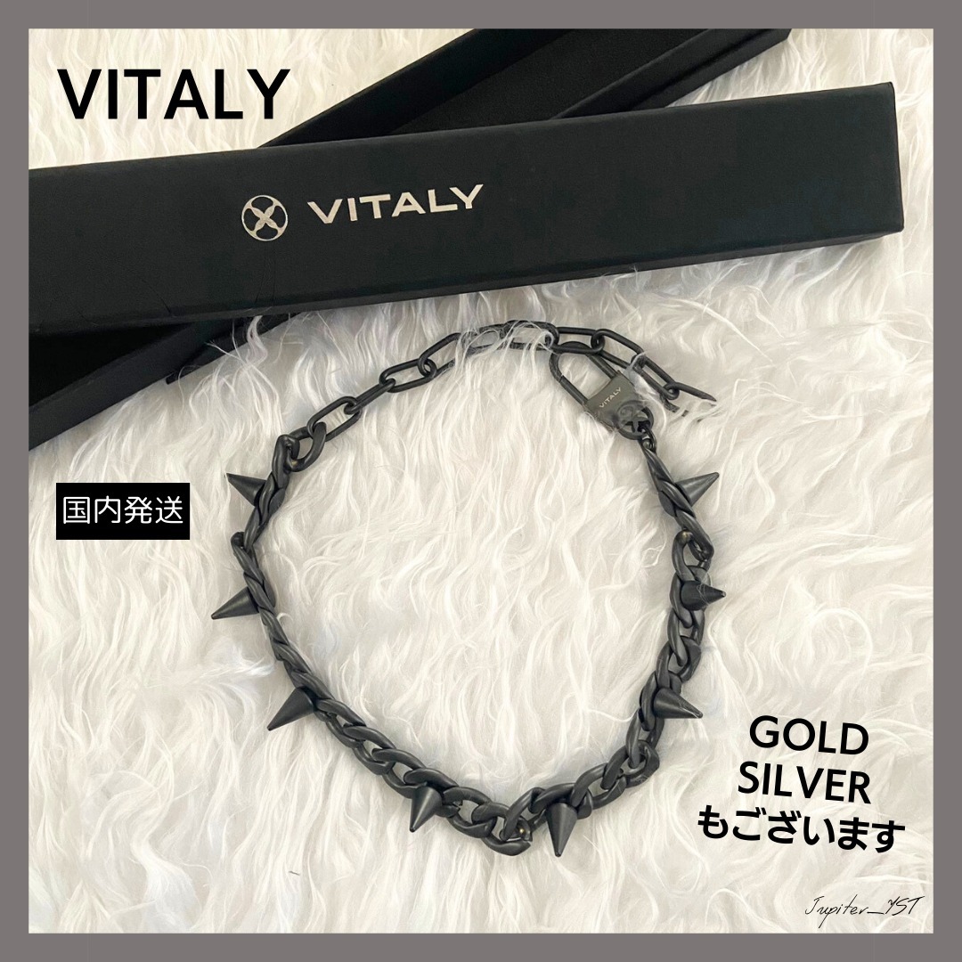 VITALY★Frenzy/スパイクチョーカー ネックレス【送料関税込】