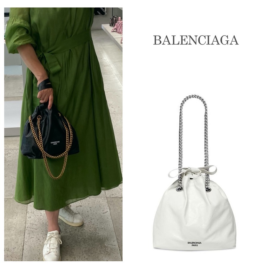 関税込★BALENCIAGA★可愛い巾着♪Crush スモール トートバッグ