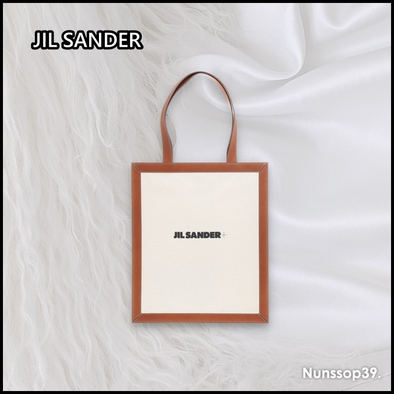 《JIL SANDER》 JPPU852028 WUB69166 212 canvas tote bag