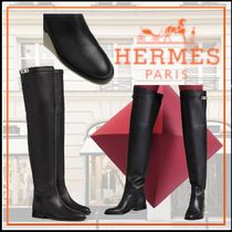 ショートボトムでケリーバックルを見せたい	Hermes	Highブーツ