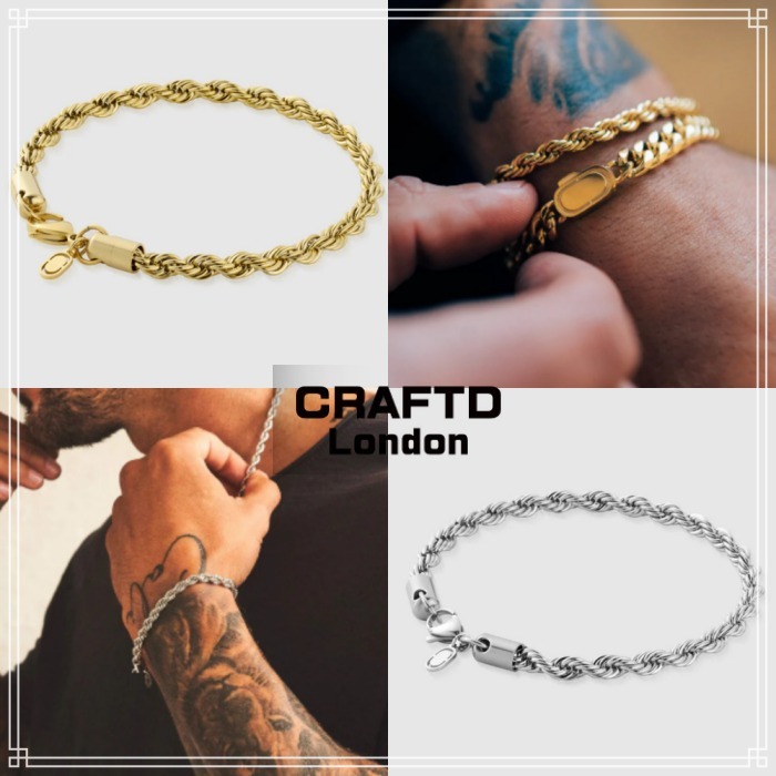 【CRAFTD London】Rope ブレスレット 5mm 2色