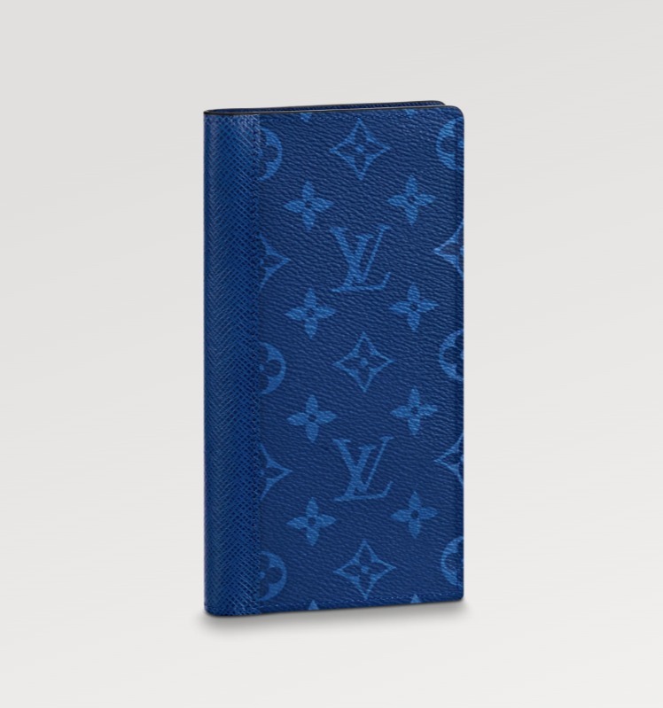 Louis Vuitton Brazza Wallet Cobalt M30297  Luxury wallet, Louis vuitton  men, Trendy bag