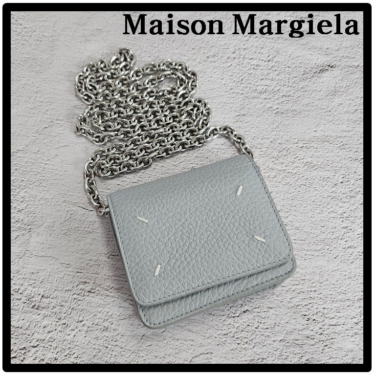 ★関税込★Maison Margiela★チェーンウォレット★PALE BLUE★