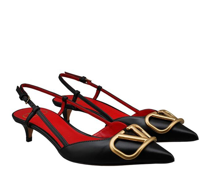 【VALENTINO】VLOGO SLINGBACK PUMP