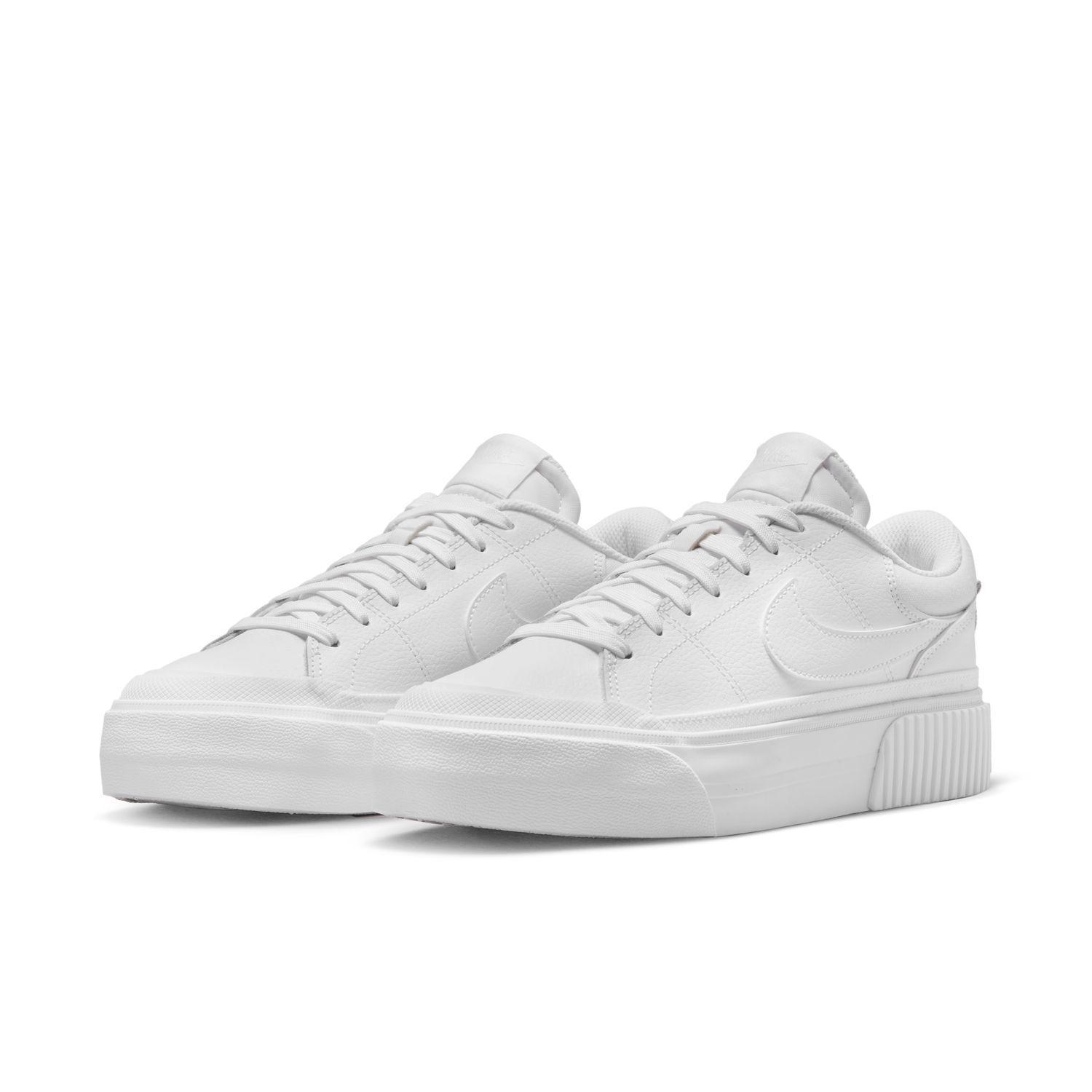 国内配送 NIKE WMNS COURT LEGACY LIFT WHITE /WHITE-WHITE