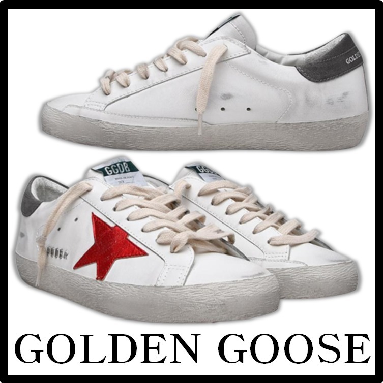 ★関税込★Golden goose★SUPER-STAR レッドスター スニーカー