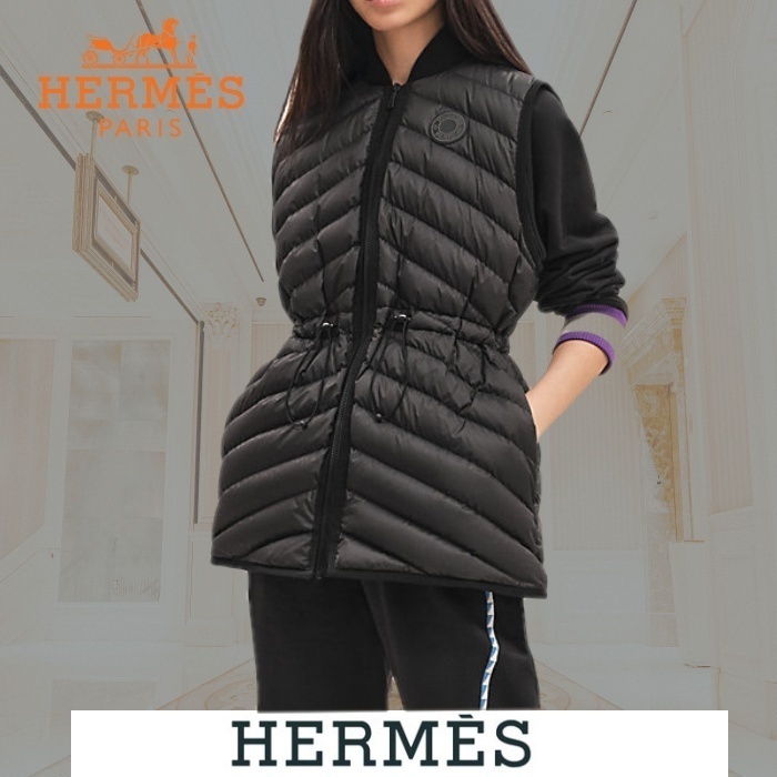 《23FW★》HERMES ダウンベスト 人気