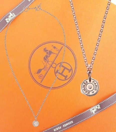 ☆HERMES☆入手困難☆エレガント ペンダントEx-Libris☆