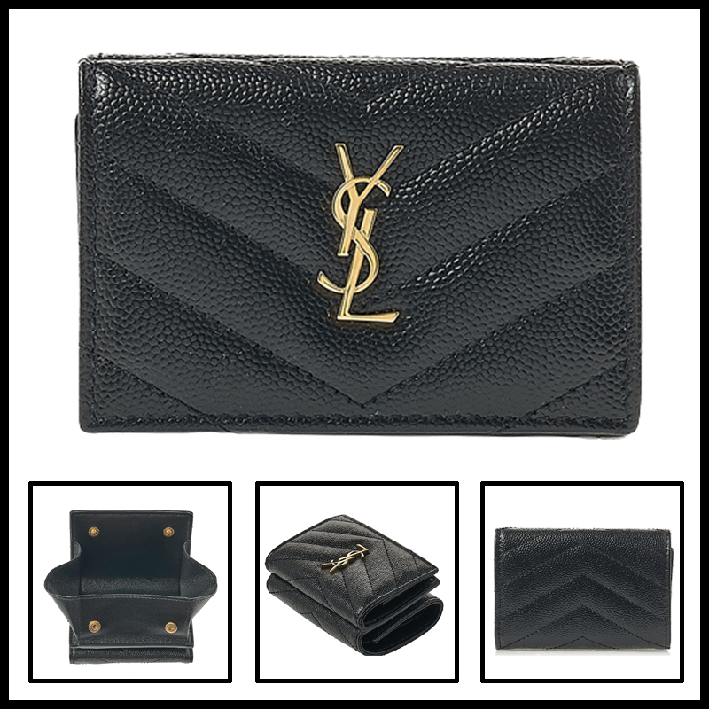関税込★SAINT LAURENT モノグラム オリガミ タイニーウォレット