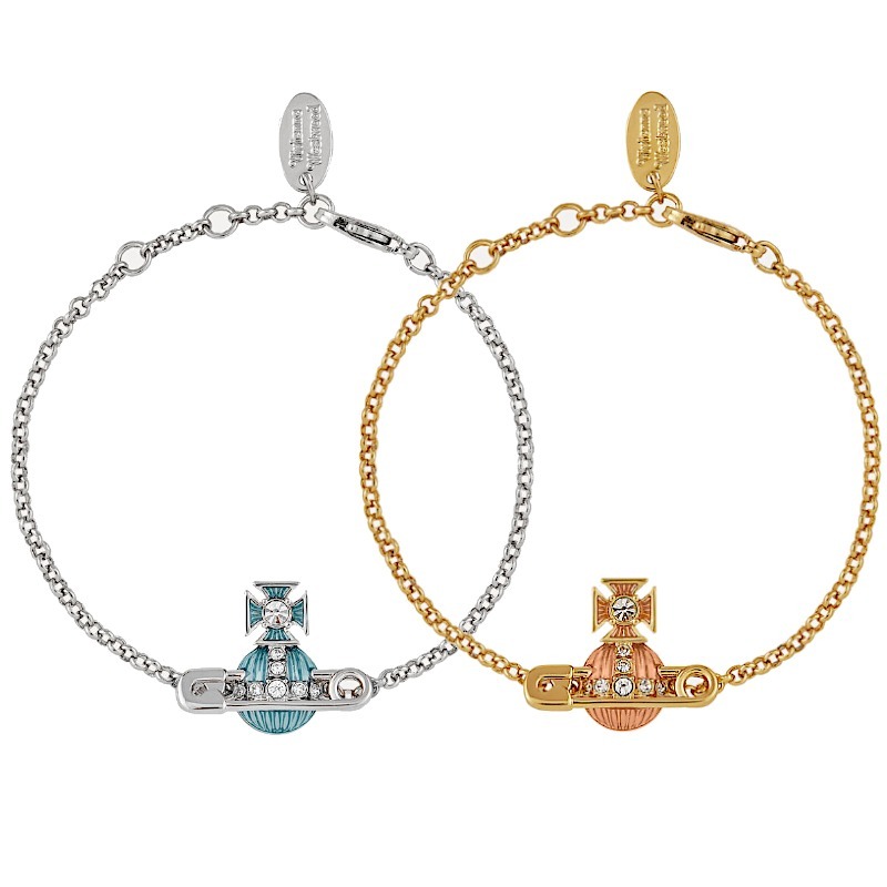 ★vivienne westwood★KITTY 安全ピン オーブロゴ ブレスレット