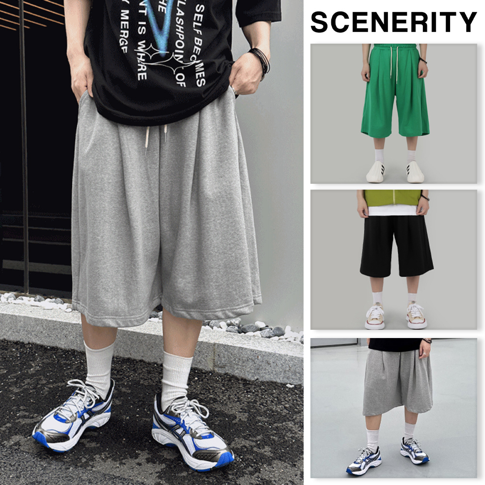 【SCENERITY】Dozen Bermuda sweatpants