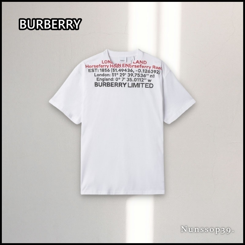 【BURBERRY】送料/関税込 LOCATION PRINTED SHORT SLEEVE TSHIRT
