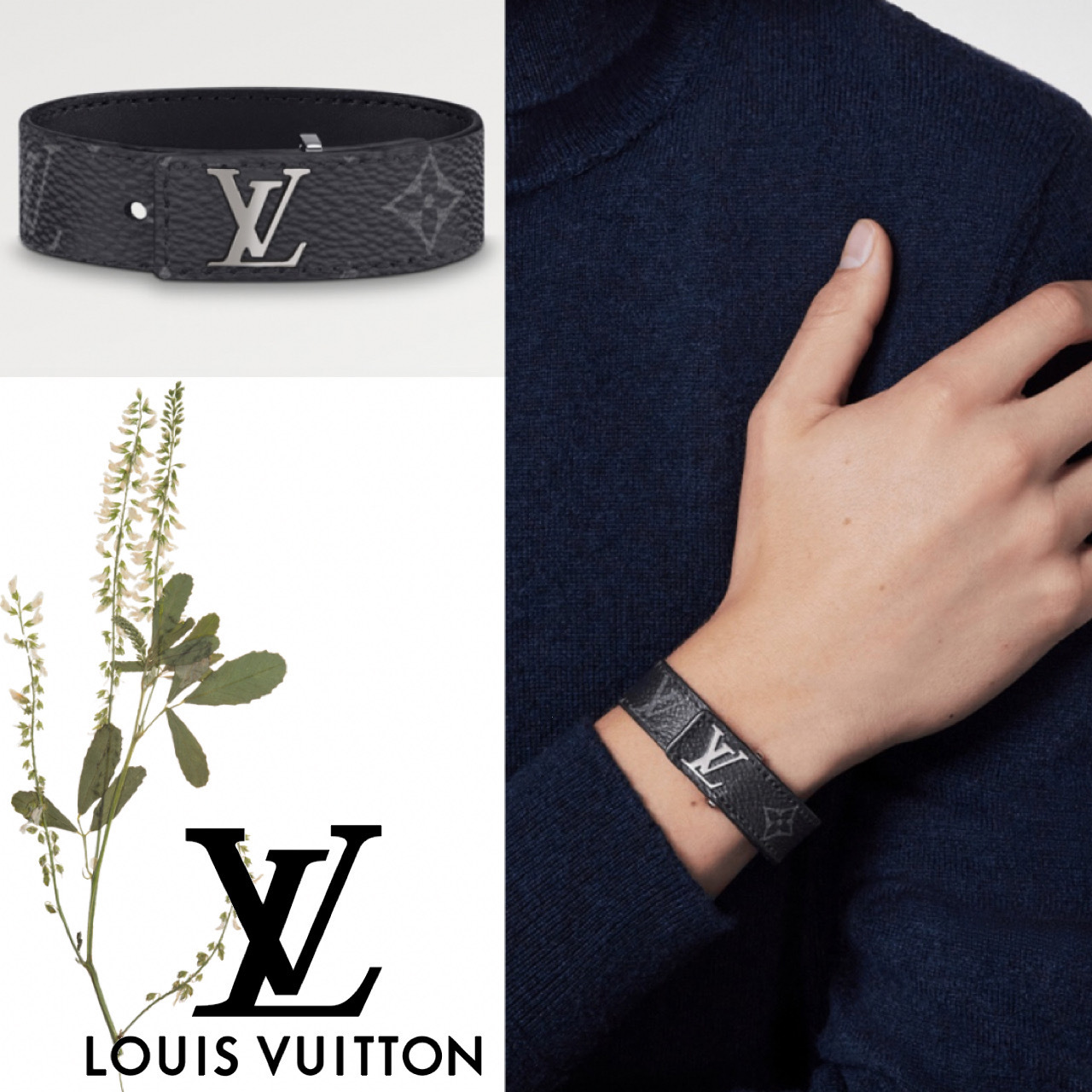 LOUIS VUITTON ブレスレット・LV スリム M6456D