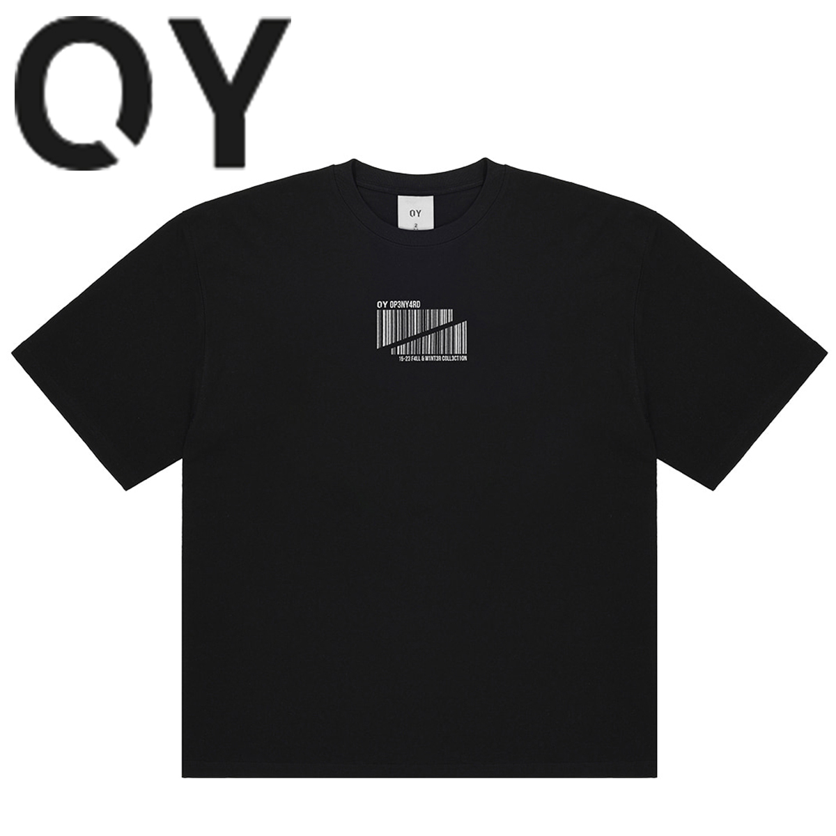 ★OY★BARCODE T-BLACK★正規品/韓国直送料込/ユニセックス/人気